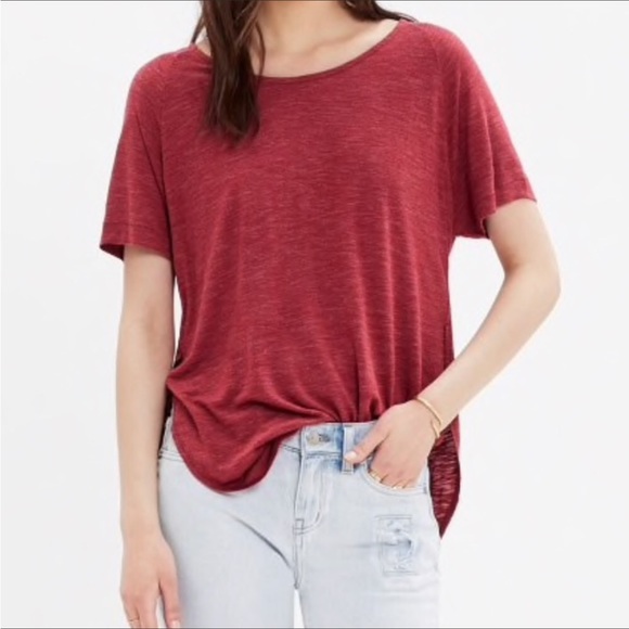Madewell Oversized Anthem Side Slit Tee - Picture 5 of 5